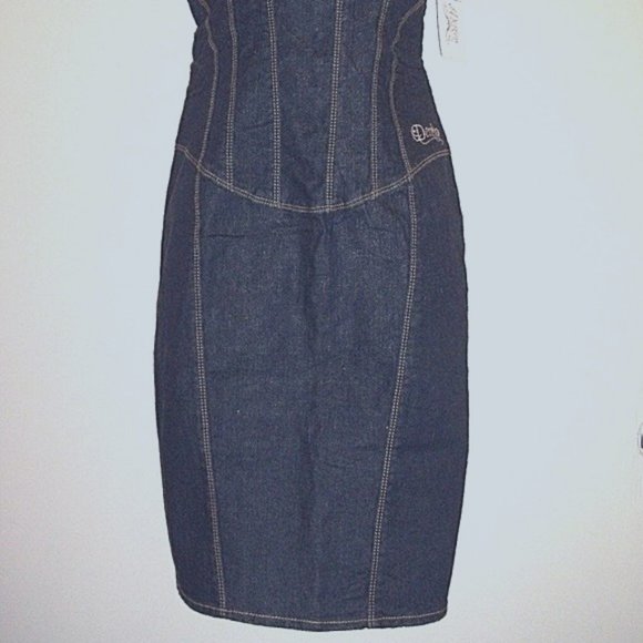 Rare Beyonce Bustier Corset Spaghetti Straps Dress - Picture 10 of 14